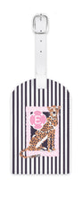 cheetah in pink border