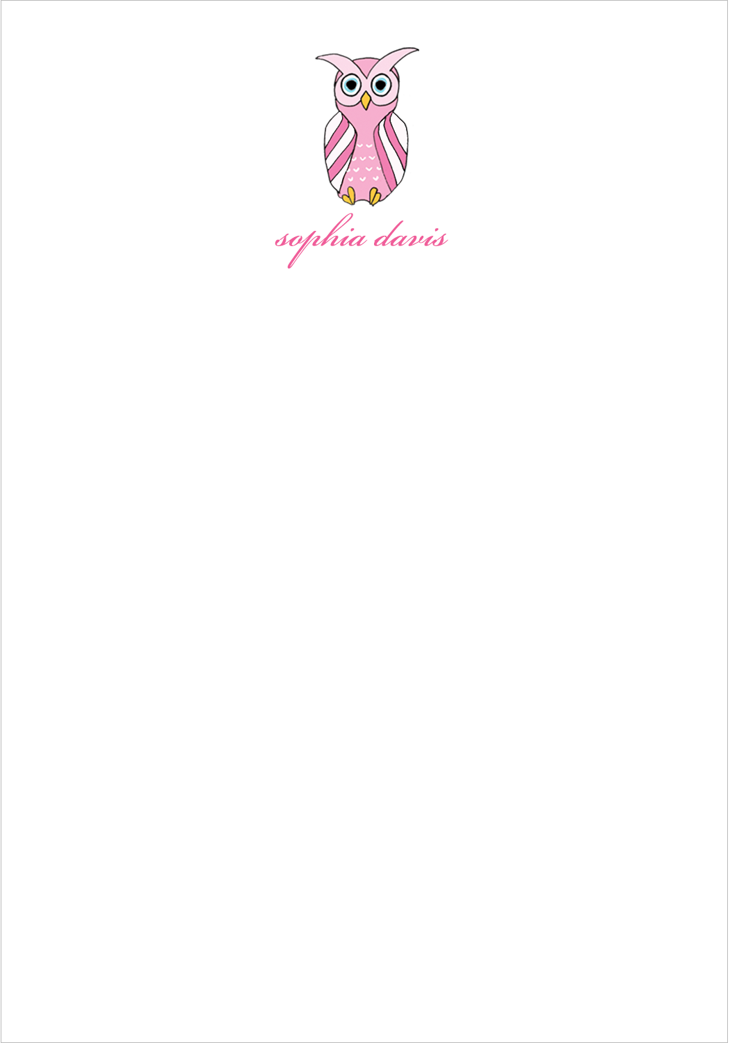 pink owl