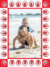 holiday batik in crimson