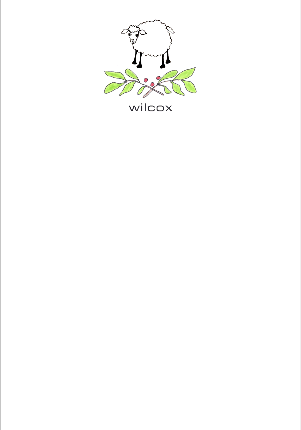 white sheep with greenery